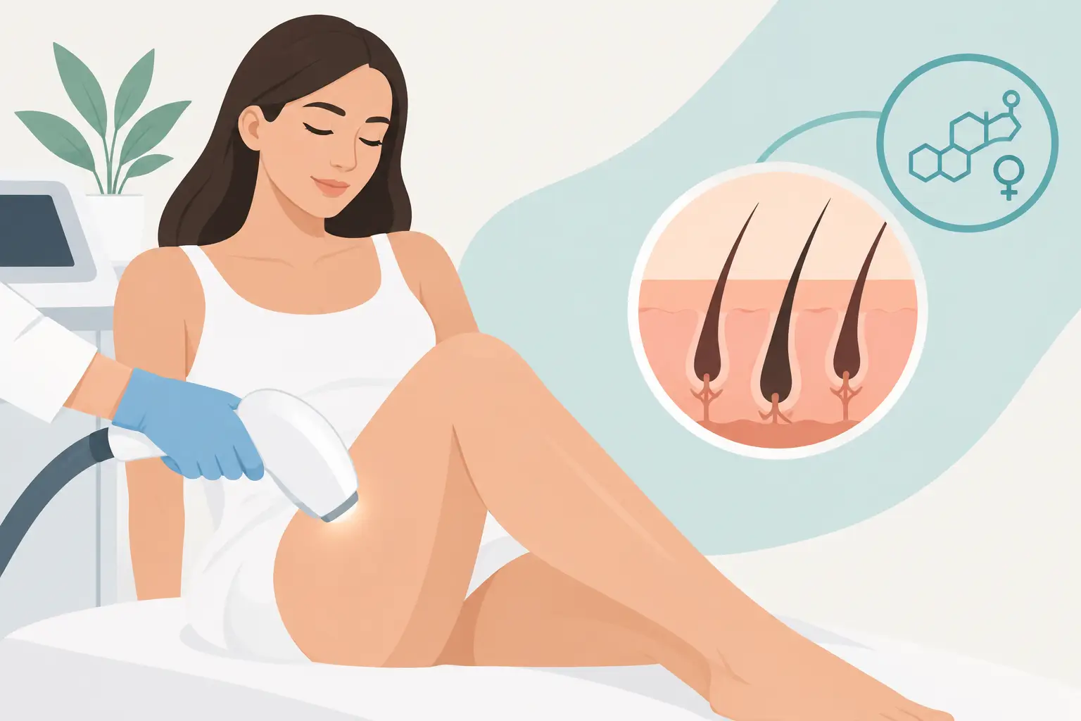 Does Laser Hair Removal Work on Hormonal Hair?